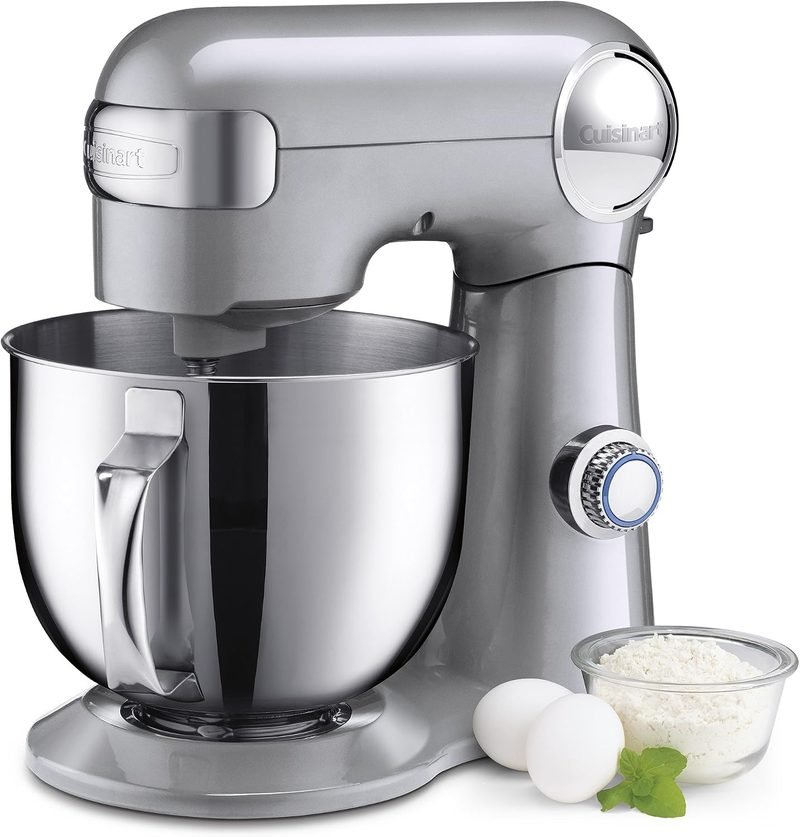 Cuisinart SM-50 5.5-quart stand mixer in Silver Lining