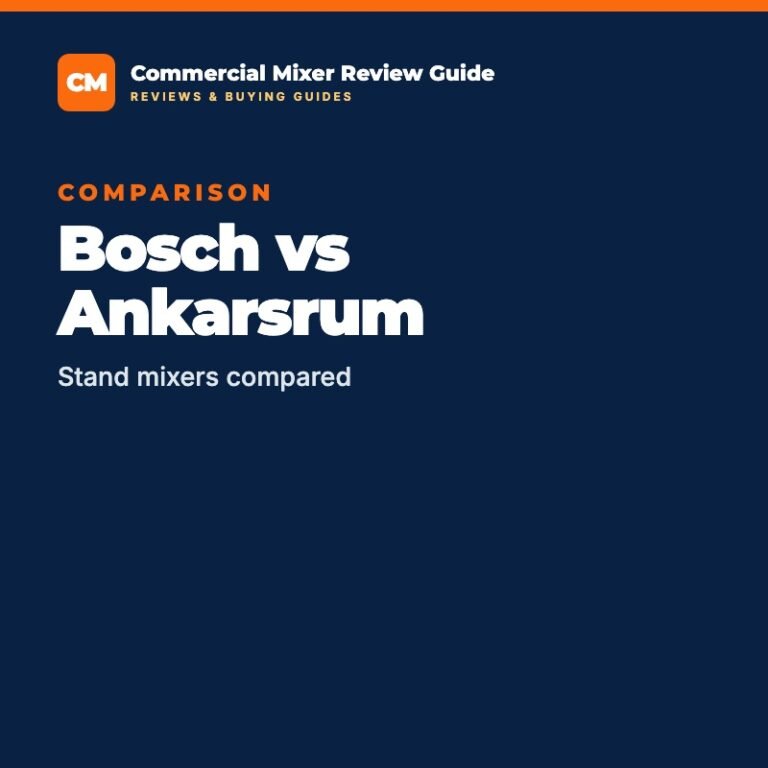 Bosch vs Ankarsrum: stand mixers compared